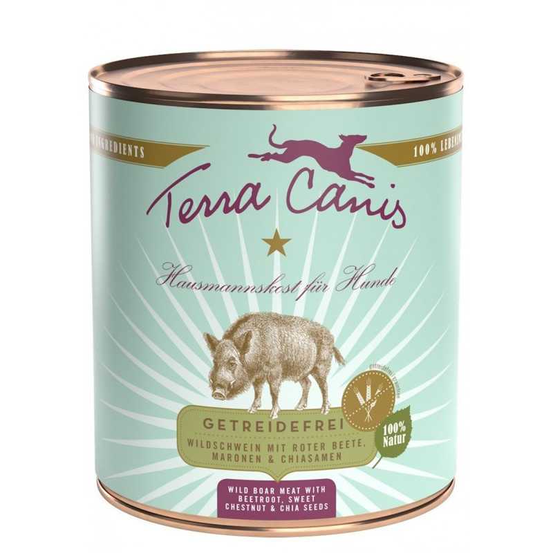 TERRA CANIS Grain Free Sanglier avec barbabietola, castagna dolce et graines di chia 400 g.