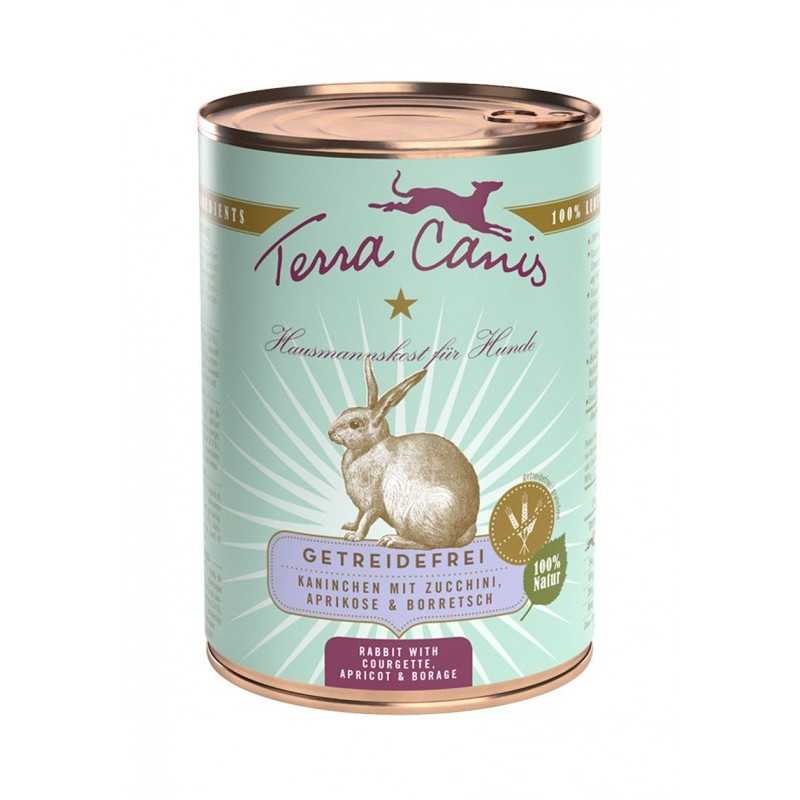 TERRA CANIS Grain Free Lapin avec courgettes,400 g. TERRA CANIS Grain Free Lapin avec courgettes,400 g.