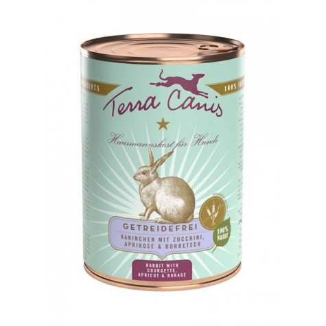 TERRA CANIS Grain Free Lapin avec courgettes,400 g.