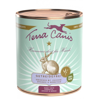 TERRA CANIS Grain Free Coniglio con zucchine, albicocca e borragine 800 gr. - 