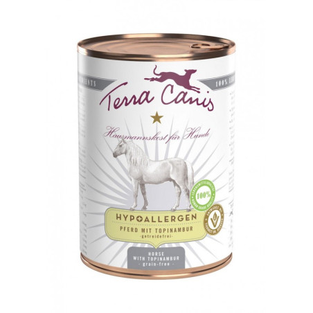 TERRA CANIS Hypoallergenico Cavallo con topinambur 400 gr.(6 x 400) - 