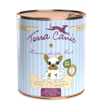 TERRA CANIS Puppy Lamm mit Zucchini, Fenchel und fettarmem Joghurt 800 gr.