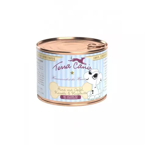 TERRA CANIS Puppy Beef mit Apfel, Karotten und Hundsrose 200 gr.