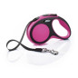 FLEXI Laisse New Comfort Rosa avec Sangle da 5 mt. Taille M