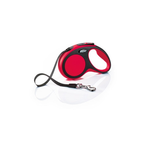 FLEXI New Comfort Red Leash with 3m Webbing. Size XS