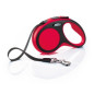 FLEXI New Comfort Red Leash mit 3m Gurtband. Größe XS