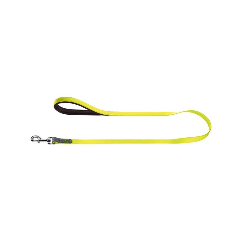 HUNTER Convenience Leash Yellow Fluo H 63070 1,5x120 cm.