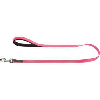 HUNTER Guinzaglio Convenience Rosa Fosforescente H 63079 2x120 cm. - 