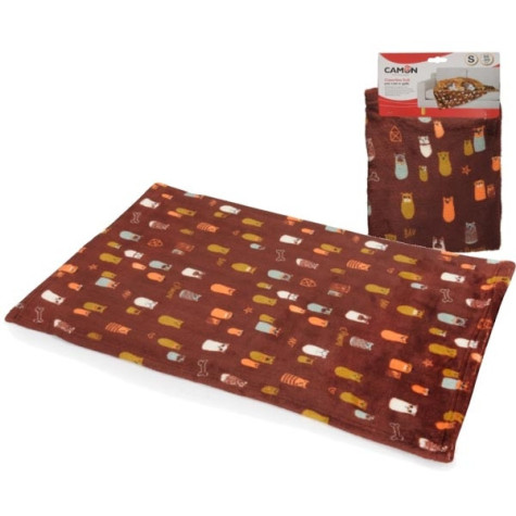 CAMON Soft Brown Blanket for Dogs and Cats C0901 / 1 60x90 cm.