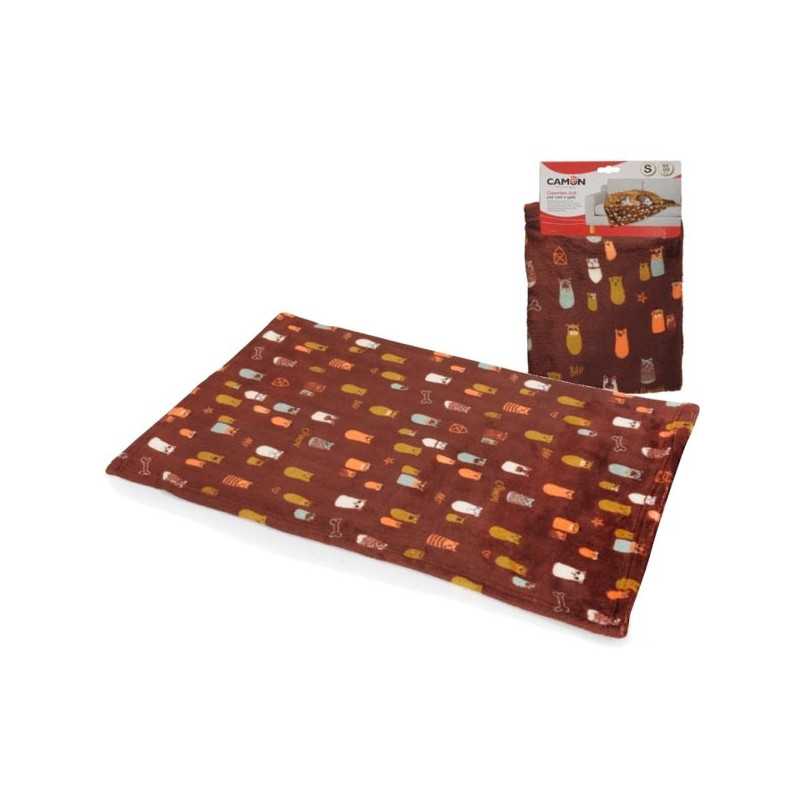 CAMON Copertina Soft Marron pour Chiens et Gatti C0901/2 75x100 cm. CAMON Copertina Soft Marron pour Chiens et Gatti C0901/2 75x100 cm.