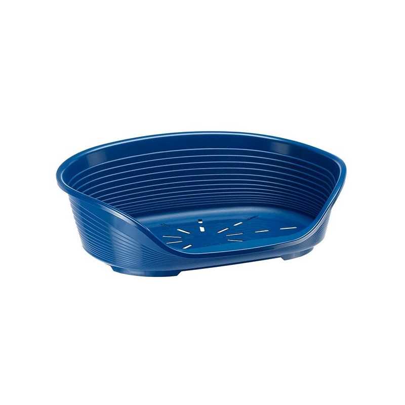 FERPLAST Corbeille en plastique Siesta Deluxe Bleu 2 L49Xw36XH17,5 CM. FERPLAST Corbeille en plastique Siesta Deluxe Bleu 2 L49Xw36XH17,5 CM.