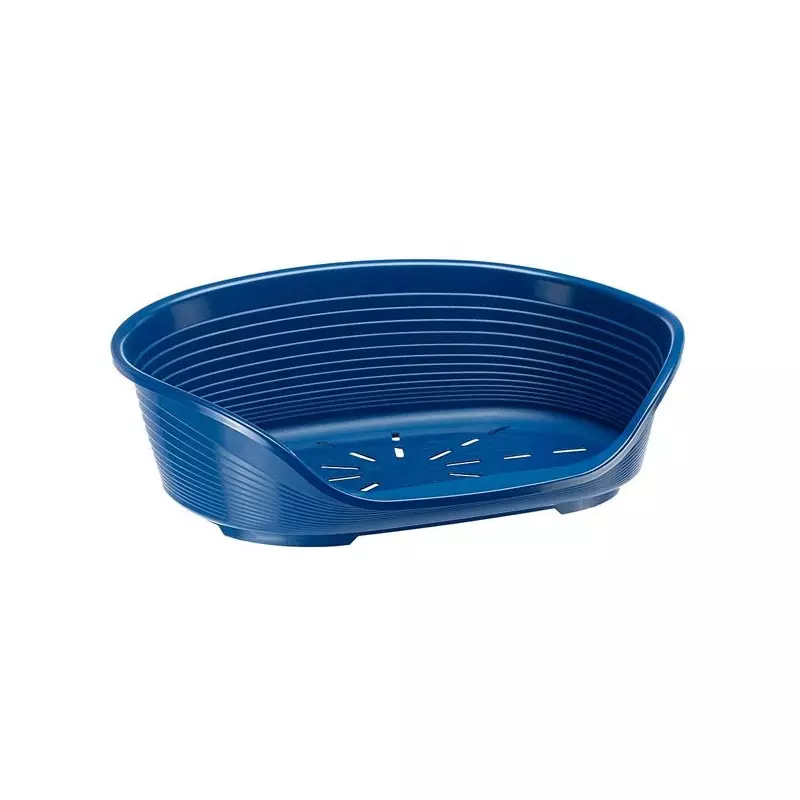 FERPLAST Cuccia in Plastica Siesta Deluxe Blu 4 L61,5 X W45 X H21,5 CM. FERPLAST Cuccia in Plastica Siesta Deluxe Blu 4 L61,5 X W45 X H21,5 CM.