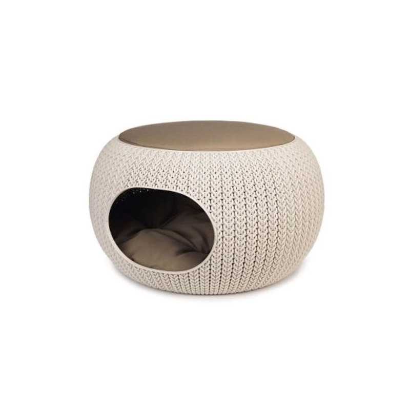 CURVER Cozy Pet House Corbeille Beige 57x56,5x h 33 cm. CURVER Cozy Pet House Corbeille Beige 57x56,5x h 33 cm.