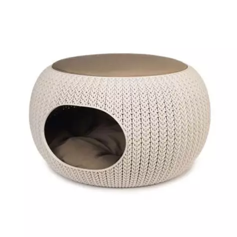 CURVER Cozy Pet House Beige Kennel 57x56,5x h 33 cm.