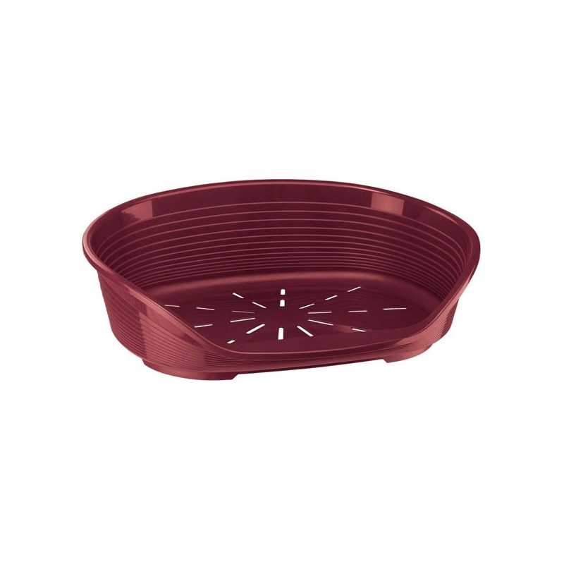 FERPLAST Corbeille en plastique Siesta Deluxe Bordeaux L 93,5 x W68 x H28,5 cm.
