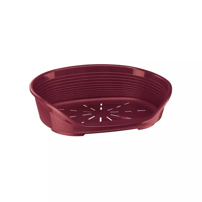 FERPLAST Kunststoff-Hundebett Siesta Deluxe Bordeaux L 93,5 x B68 x H28,5 cm. FERPLAST Kunststoff-Hundebett Siesta Deluxe Bordeaux L 93,5 x B68 x H28,5 cm.