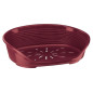 FERPLAST Corbeille en plastique Siesta Deluxe Bordeaux L 93,5 x W68 x H28,5 cm.