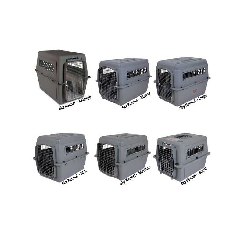 PETMATE Sky Kennel XXL Fino a 40/56 Kg. 121x81x88,9 cm.