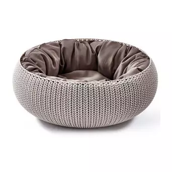 CURVER Cozy Pet Bed Beige 50x50x22 cm.