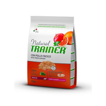 Trainer Natural Puppy & Junior Medium con Pollo Fresco 3 Kg. - 