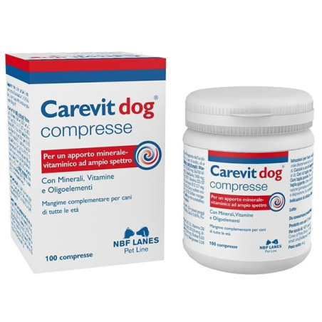 NBF Lanes Carevit Dog 100 compresse - 