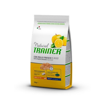 Trainer Natural Adult Mini con Pollo Fresco e Riso da 7 kg. - 