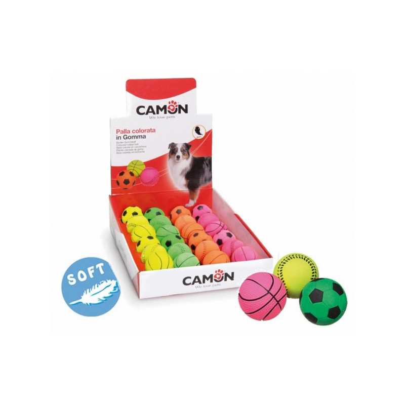 CAMON Palle Sport in Gomma Soft 6,3 cm. CAMON Palle Sport in Gomma Soft 6,3 cm.