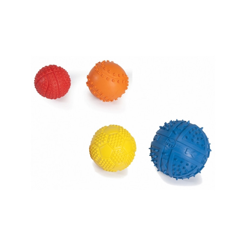 CAMON Rubber Sports Balls with 60 mm Squeaker.