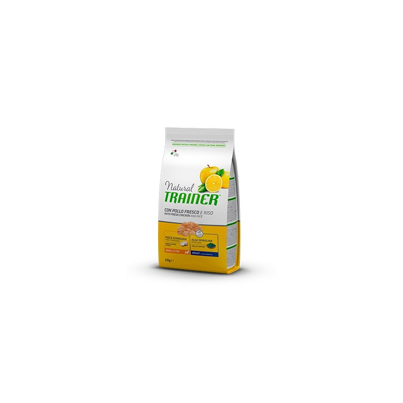Trainer Natural Adult Mini avec poulet Fresco et riz 2 kg Trainer Natural Adult Mini avec poulet Fresco et riz 2 kg