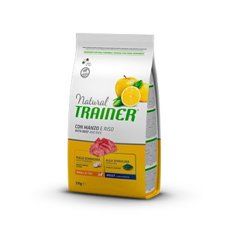 Trainer Natural Adult Mini con Manzo e Riso da 7 kg. - 
