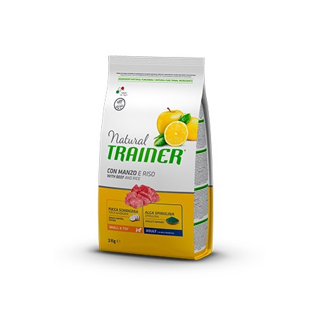 Trainer Natural Adult Mini con Manzo e Riso da 7 kg. - 