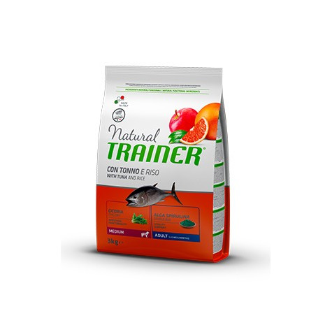 Trainer Natural Adult Medium with Tuna and Rice 3 kg.