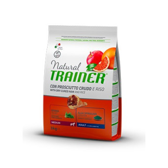 TRAINER Natural Adult Medium with Fresh Chicken and Rice 12 Kg.