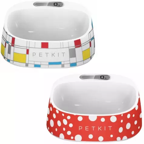 CAMON - White Bowl with Integrated Scale with Squares