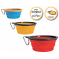 CAMON - Gamelle Doppia Pieghevole in Silicone per Acqua ø 17,2 X 1500 ml - C037/3