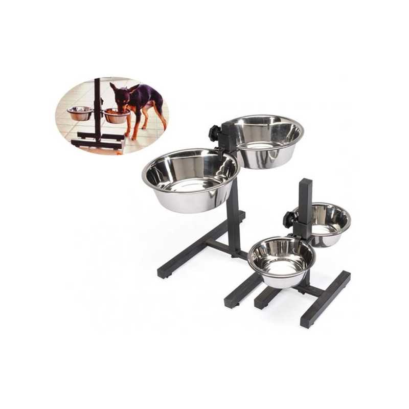 CAMON Portaciotole avec Piedistallo et Ciotole 16 cm. 950 ml.