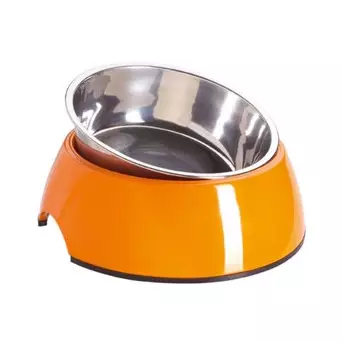 HUNTER Melamine Feeding Bowl Orange 350 ml.
