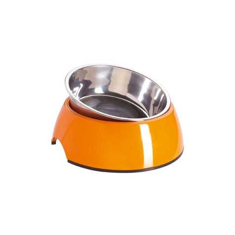 HUNTER Gamelle Melamine Feeding Bowl Arancio 350 ml.
