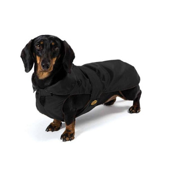 FASHION DOG Waterproof Coat with Black Detachable Padding for Dachshund Size 39