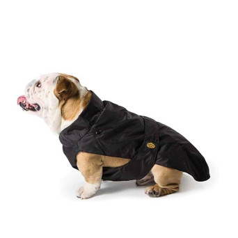FASHION DOG Waterproof Coat with Black Detachable Padding for Bulldog Size 51
