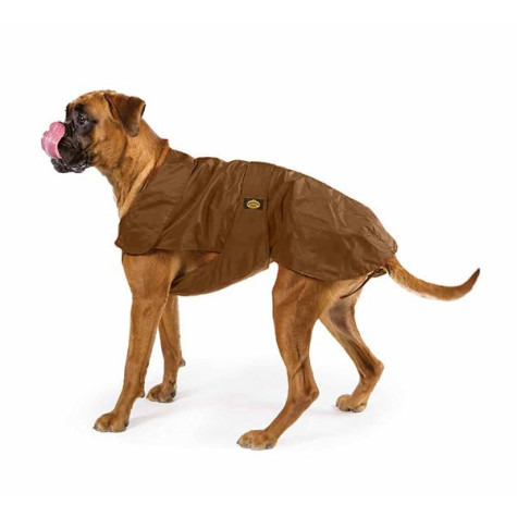 FASHION DOG Waterproof Coat with Detachable Brown Padding for Boxer Size 65
