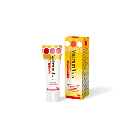 BFACTORY Vetramil Plus Unguento al Miele, Oli Essenziali ed Estratto di Cardiospermum 10 gr. - 