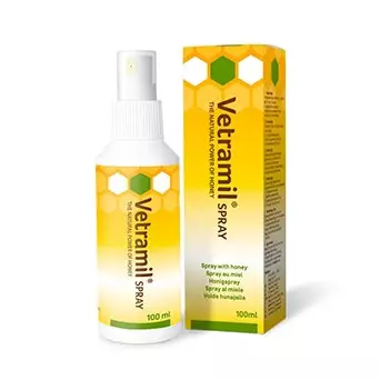 BFACTORY Vetramil Spray mit Honig und ätherischen Ölen 100 ml.