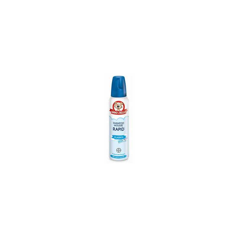 BAYER Shampoo Mousse sèche Rapid Musc blanc 300 ml. BAYER Shampoo Mousse sèche Rapid Musc blanc 300 ml.