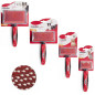 CAMON Cardatore avec Denti in Acciaio et Punte Arrotondate 120x80 mm.