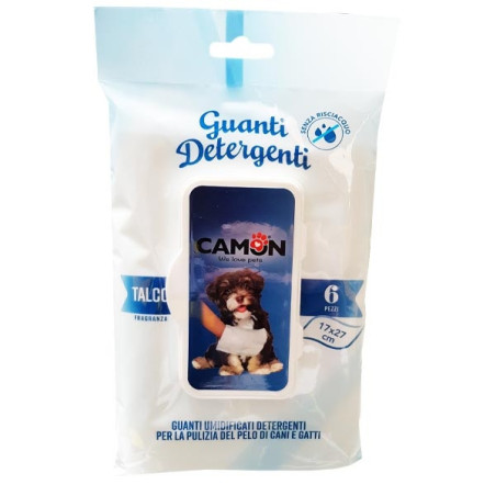 CAMON Guanti Detergenti al Talco / 6 Guanti - 