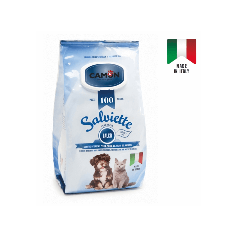 CAMON lingettes al talc Maxi formato 80 pièces CAMON lingettes al talc Maxi formato 80 pièces