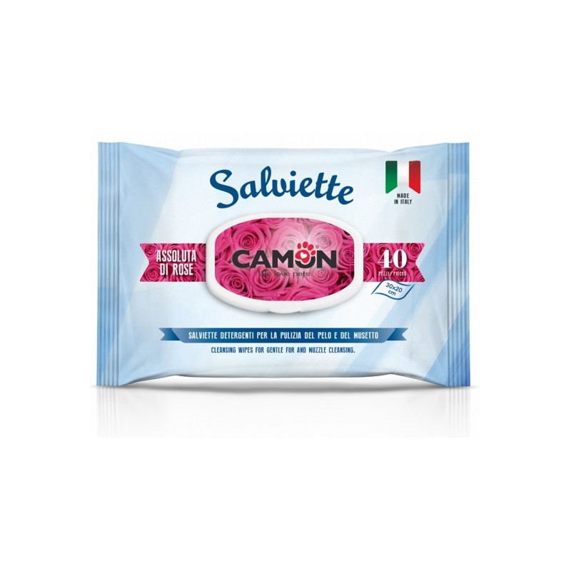 CAMON Wipes with Absolute Rose Fragrance