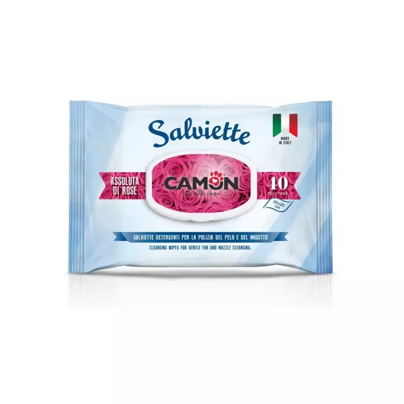 CAMON Wipes with Absolute Rose Fragrance