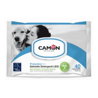 CAMON Cleansing Wipes with Neem Oil and Lavandula Hybrida